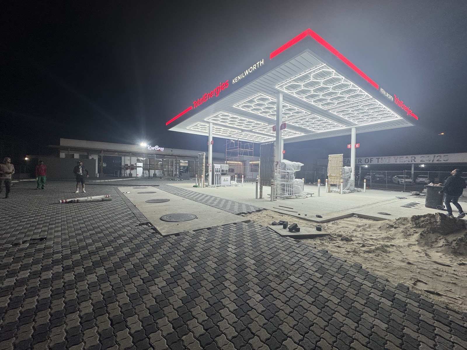 Commercial forecourt lighting — Stephensons Electrical