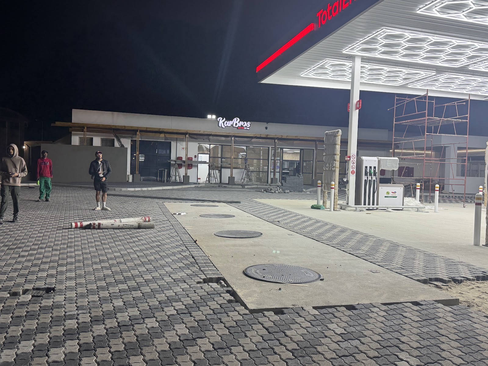 Forecourt electrical project — Stephensons Electrical